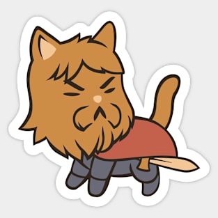 Warrior Cat by Tobe Fonseca Sticker